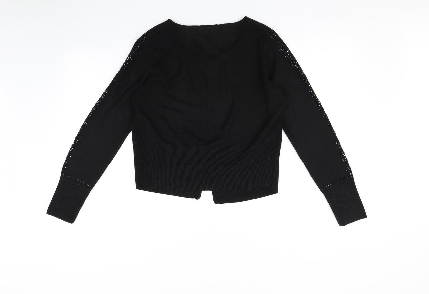 Marks and Spencer Womens Black   Cardigan Jumper Size 12