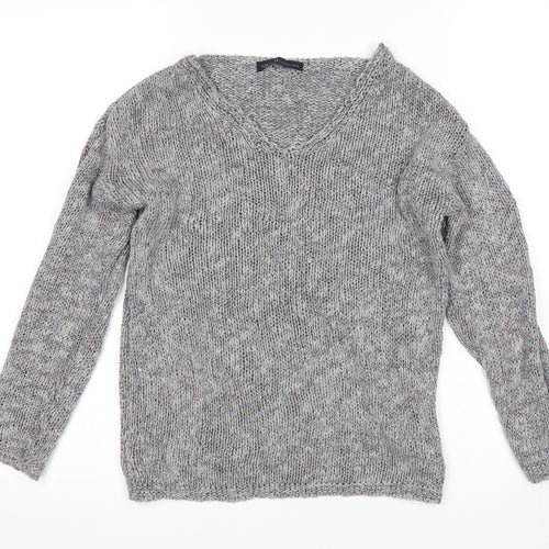 M&S Womens Grey   Pullover Jumper Size 8