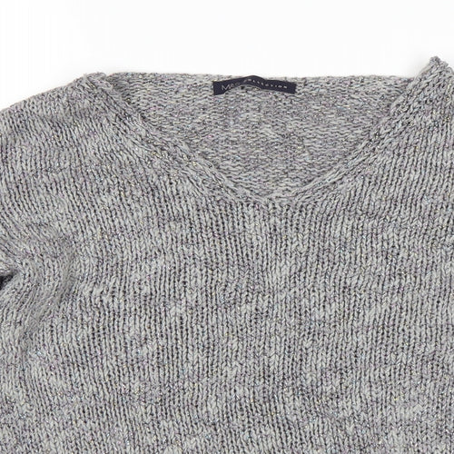 M&S Womens Grey   Pullover Jumper Size 8