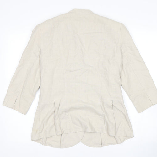 Soon Womens Beige   Jacket Blazer Size 14