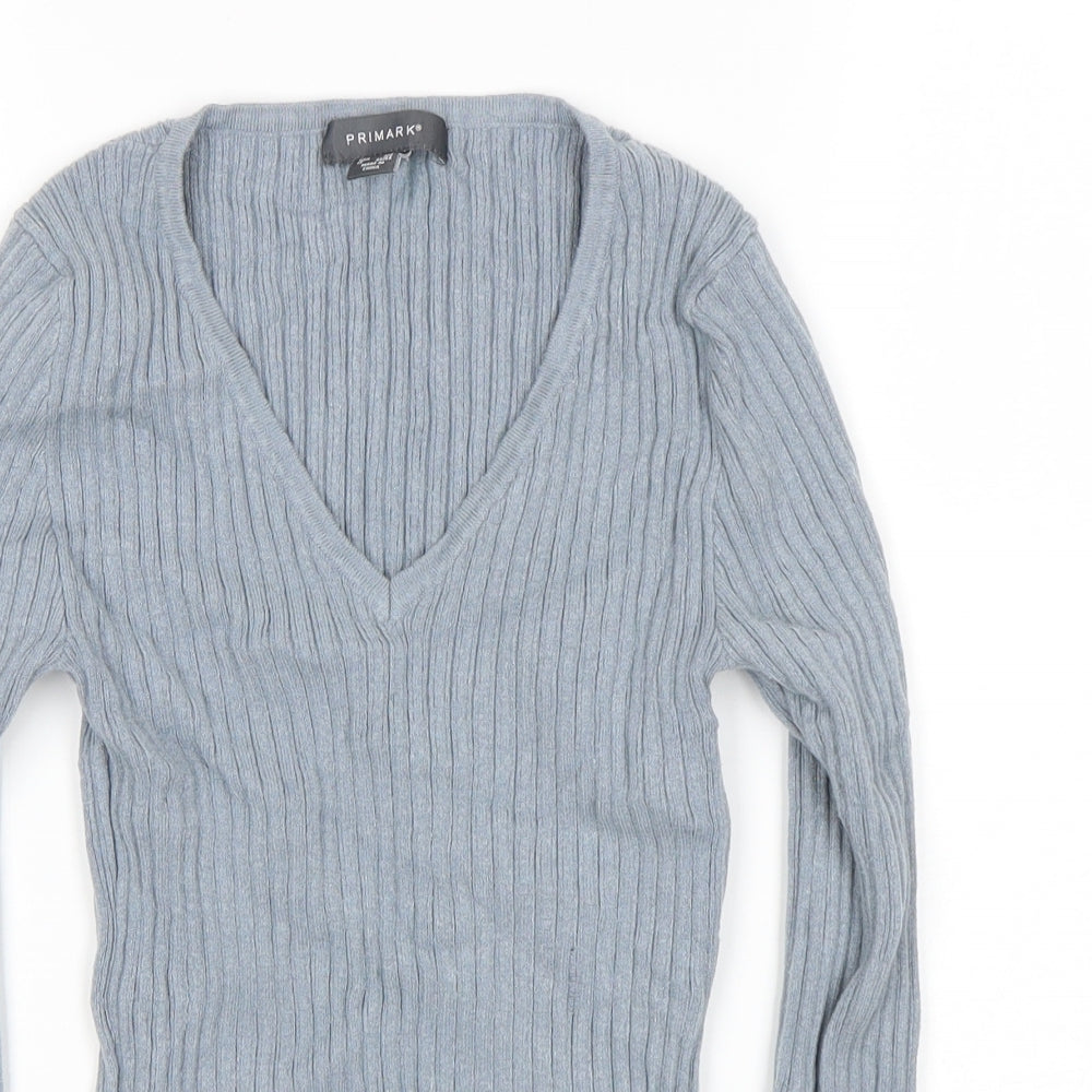 Primark Womens Blue   Pullover Jumper Size S