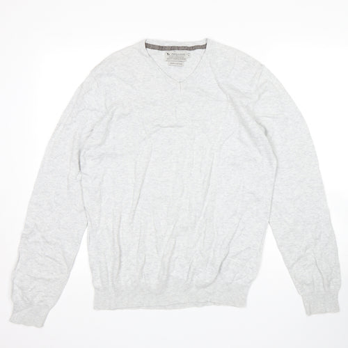 TU Mens Grey   Pullover Sweatshirt Size S