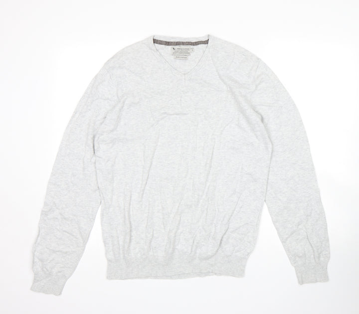 TU Mens Grey Pullover Sweatshirt Size S