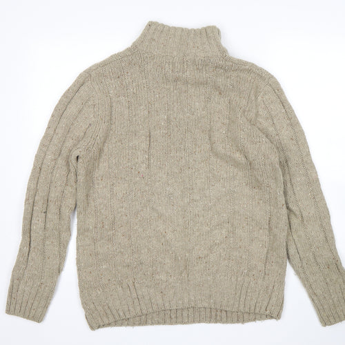 Lincoln Mens Brown   Pullover Jumper Size M