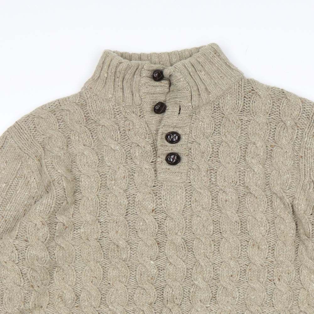 Lincoln Mens Brown   Pullover Jumper Size M