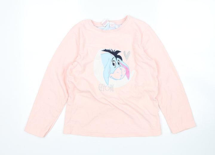 Y.D Girls Pink Top Pyjama Top Size 9-10 Years - Eeyore