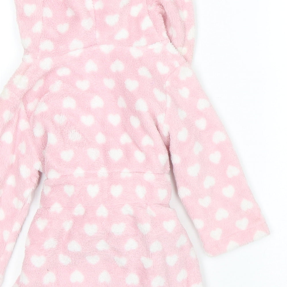 Peacocks Girls Pink Polka Dot   Gown Size 6-9 Months