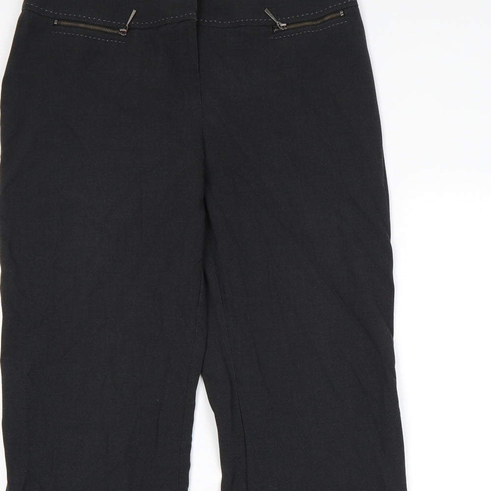 M&S Womens Grey   Trousers  Size 14 L30 in