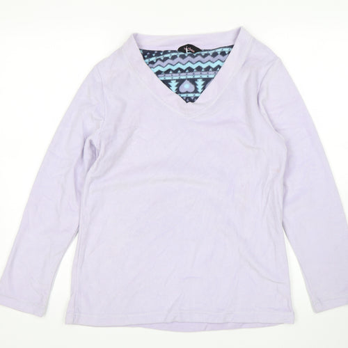 Fabulous Womens Purple   Top Pyjama Top Size 6