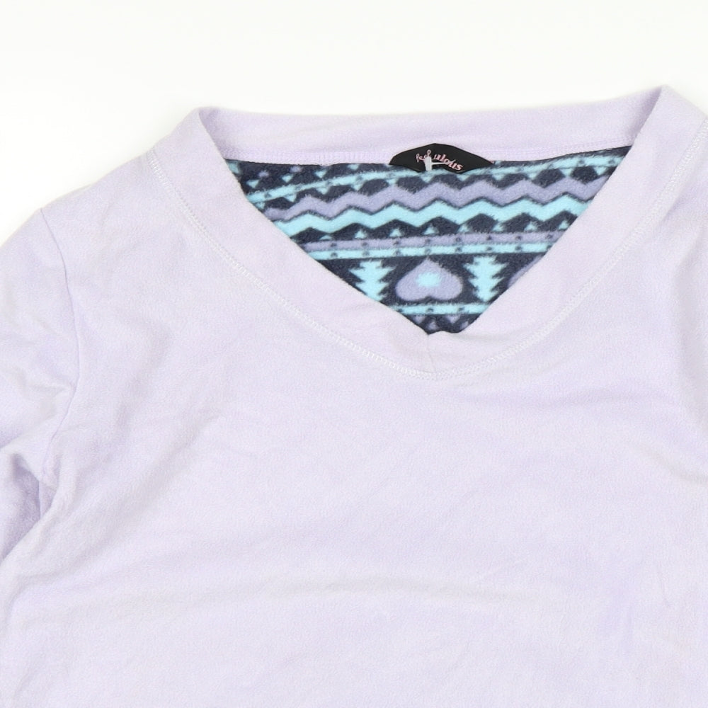 Fabulous Womens Purple   Top Pyjama Top Size 6