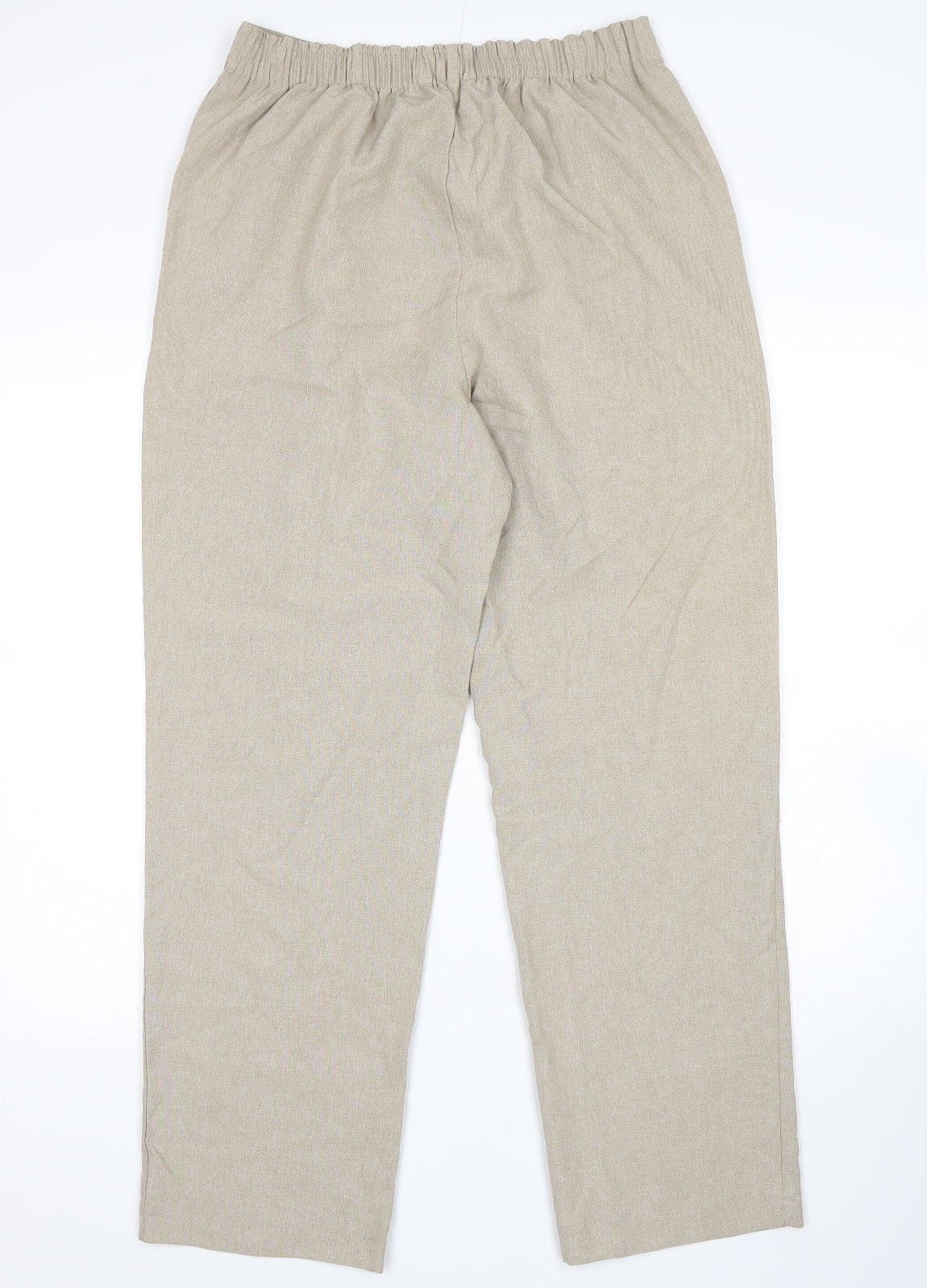 Bonmarche Womens Beige   Trousers  Size 12 L27 in