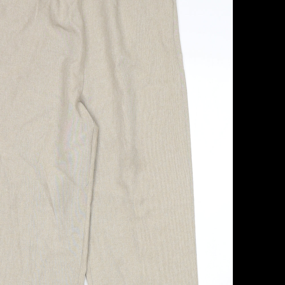 Bonmarche Womens Beige   Trousers  Size 12 L27 in