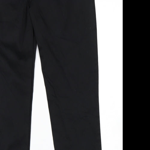 M&S Womens Black   Trousers  Size 10 L26 in