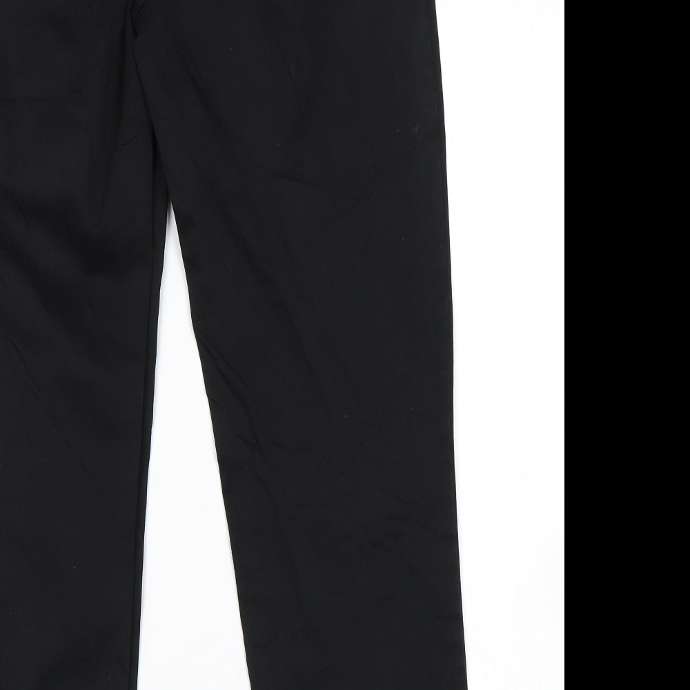 M&S Womens Black   Trousers  Size 10 L26 in