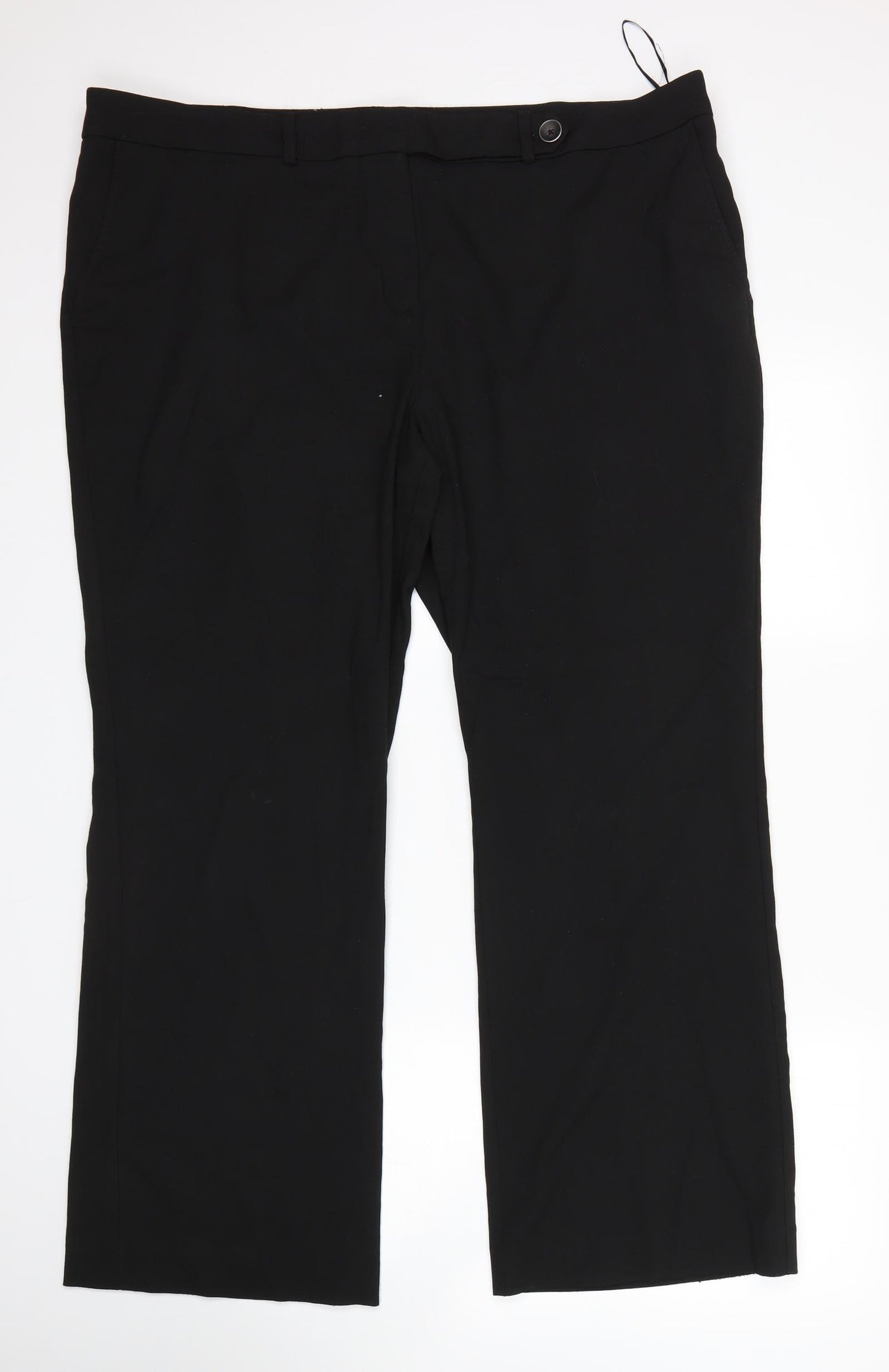 NEXT Womens Black   Trousers  Size 20 L29 in