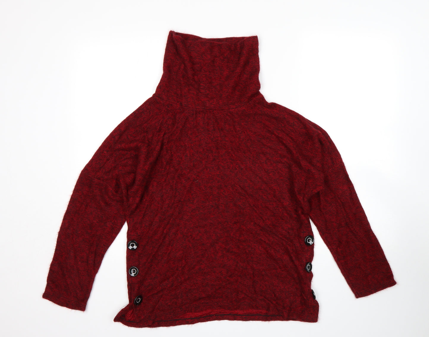 Lucca Vannuci Womens Red   Pullover Jumper Size M