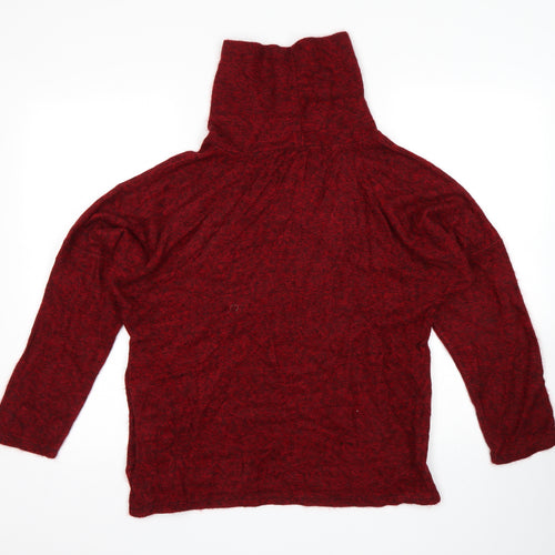 Lucca Vannuci Womens Red   Pullover Jumper Size M
