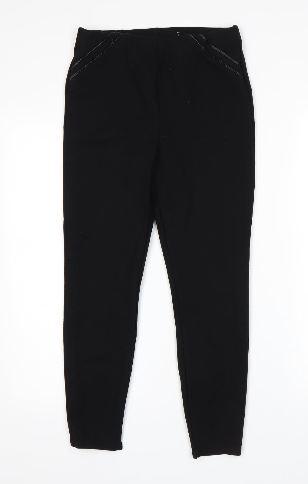 Matalan Womens Black   Capri Leggings Size 12 L26 in