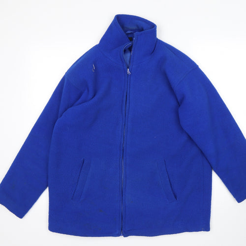 Preworn Mens Blue   Full Zip Sweatshirt Size S