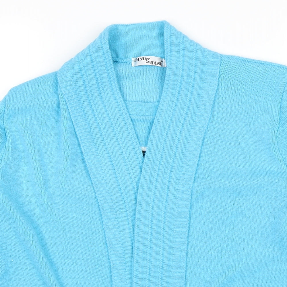 Hand to Hnad Womens Blue   Pullover Jumper Size S