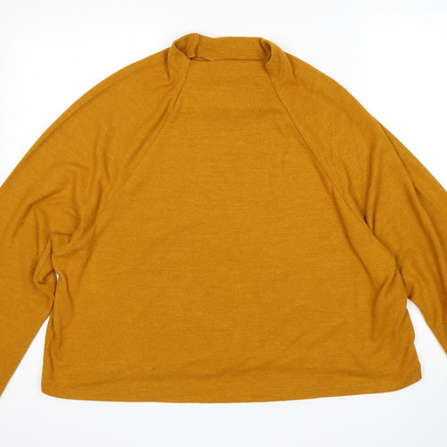 H&M Womens Yellow   Pullover Jumper Size L