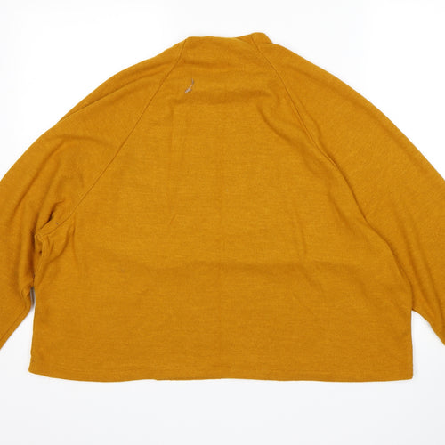 H&M Womens Yellow   Pullover Jumper Size L