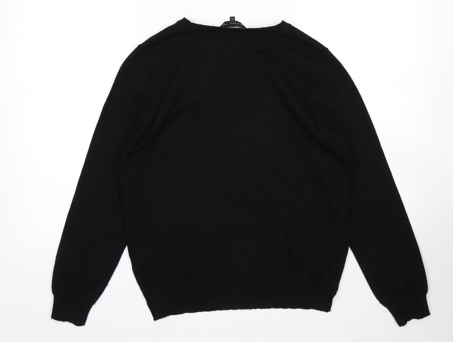 F&F Womens Black   Pullover Jumper Size 14  - Christmas