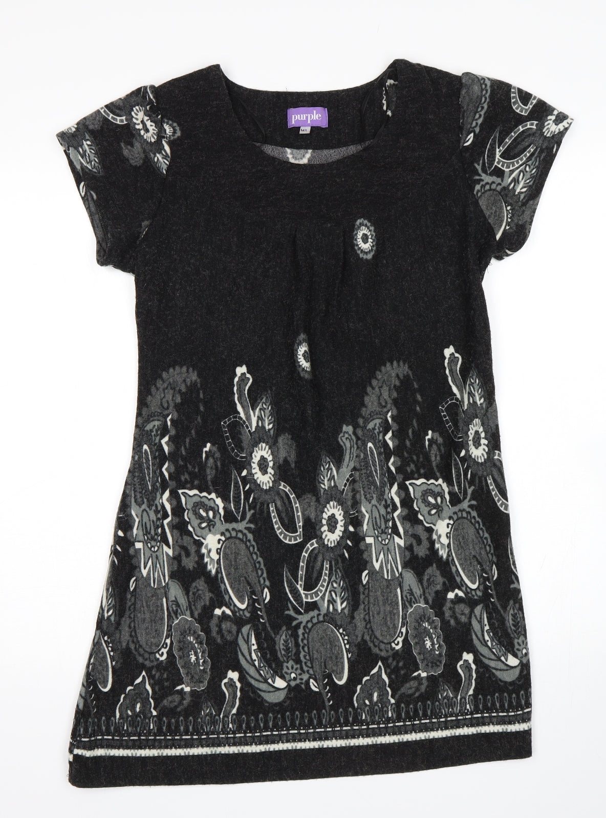 Purple Womens Grey   Jumper Dress  Size M