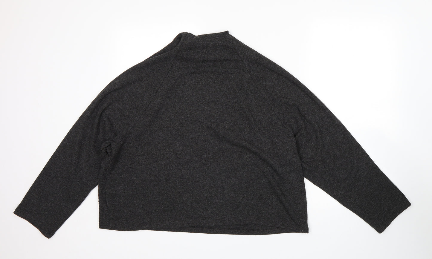 H&M Womens Grey   Pullover Jumper Size L