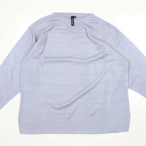 Carter Mens Blue   Pullover Jumper Size M