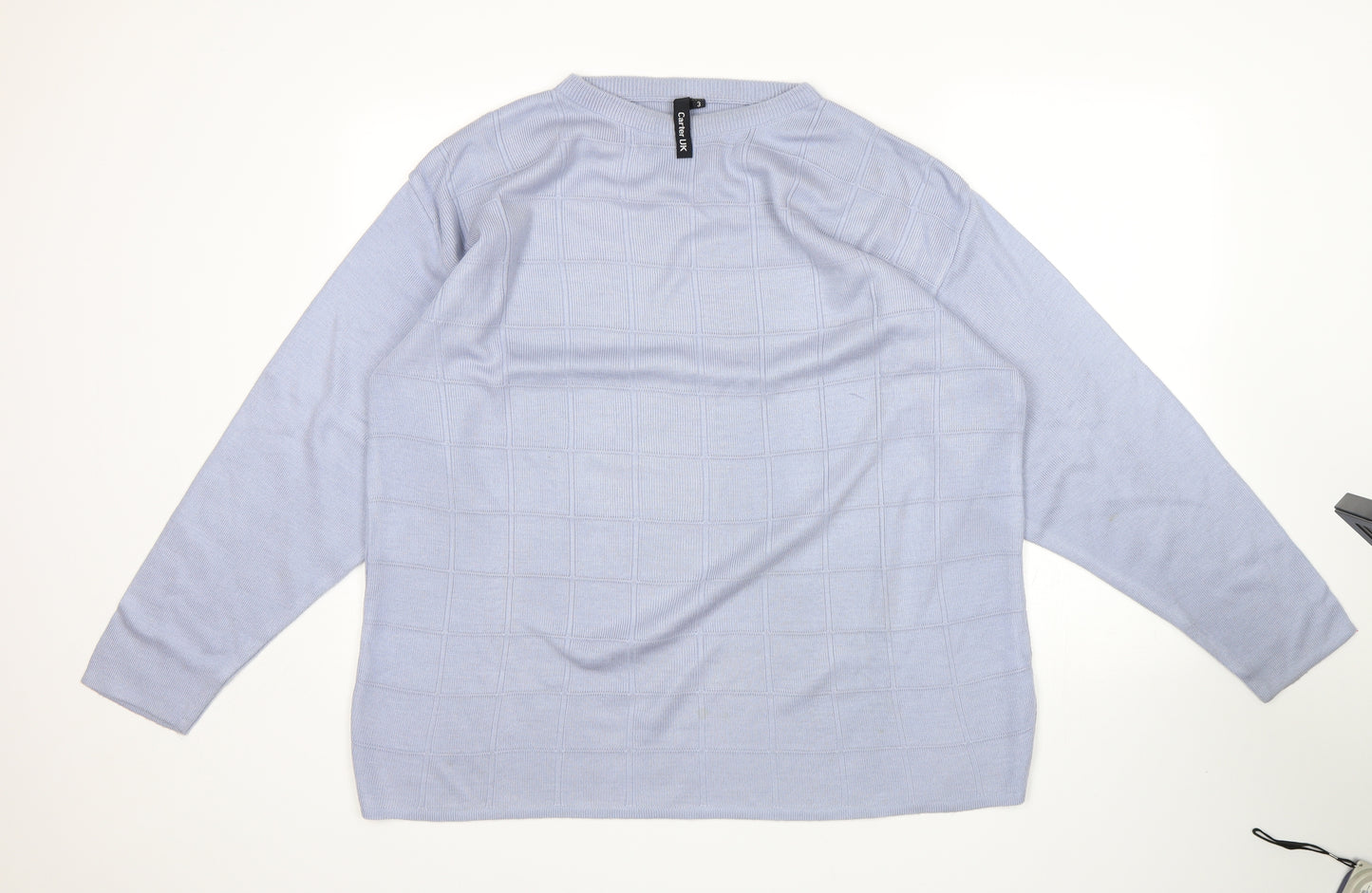 Carter Mens Blue   Pullover Jumper Size M
