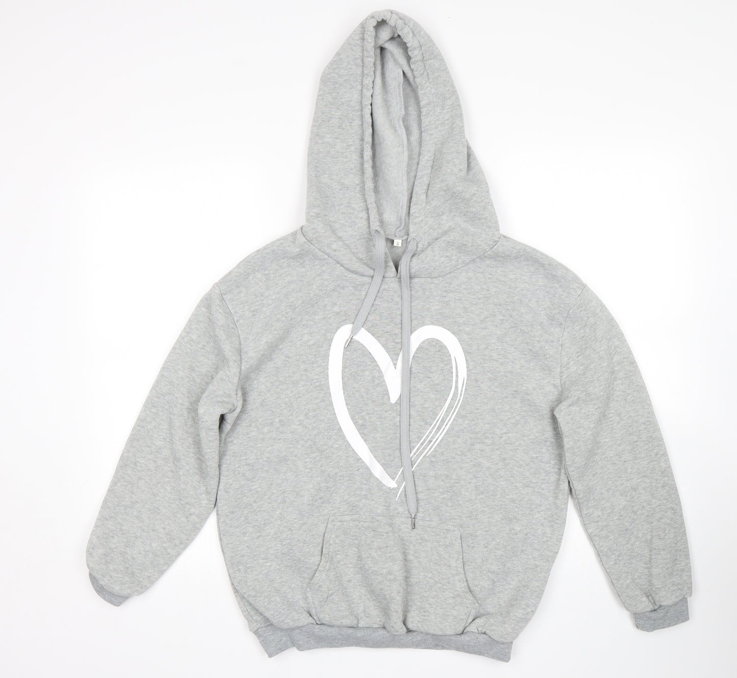 SheIn Womens Grey   Pullover Hoodie Size S