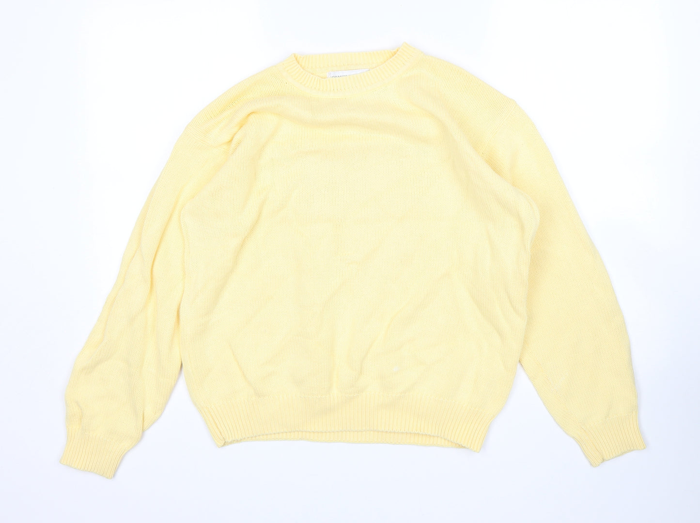 Complimentds Womens Yellow   Pullover Jumper Size L