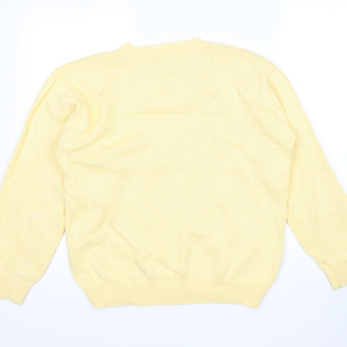Complimentds Womens Yellow   Pullover Jumper Size L