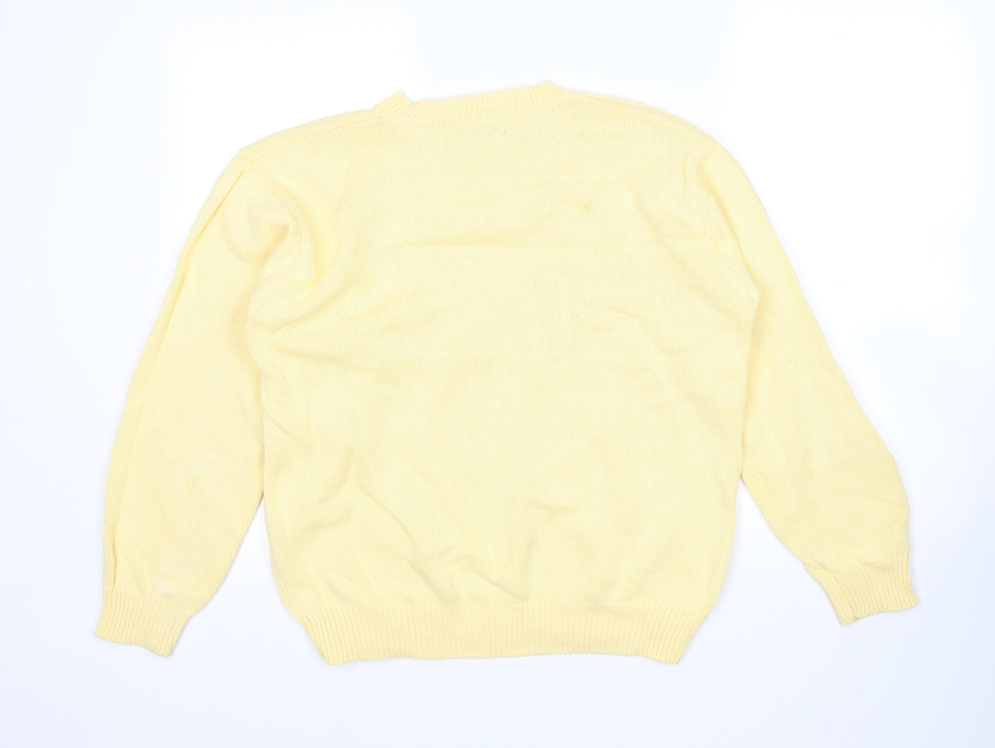 Complimentds Womens Yellow   Pullover Jumper Size L