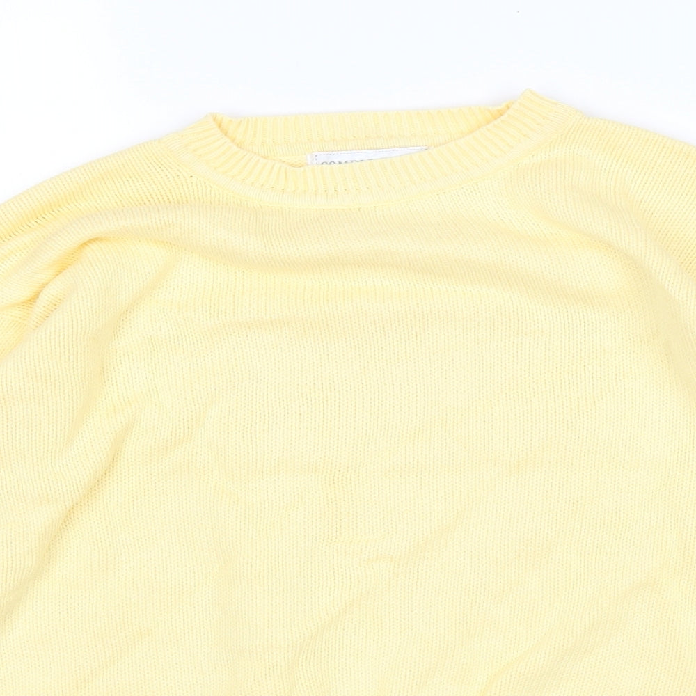 Complimentds Womens Yellow   Pullover Jumper Size L