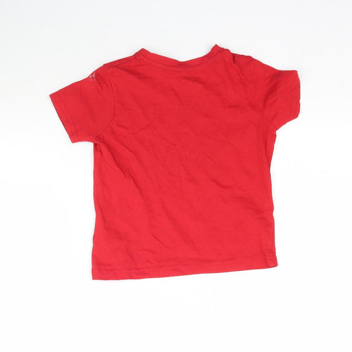 Primark Boys Red   Basic T-Shirt Size 4-5 Years  - Must have wifi