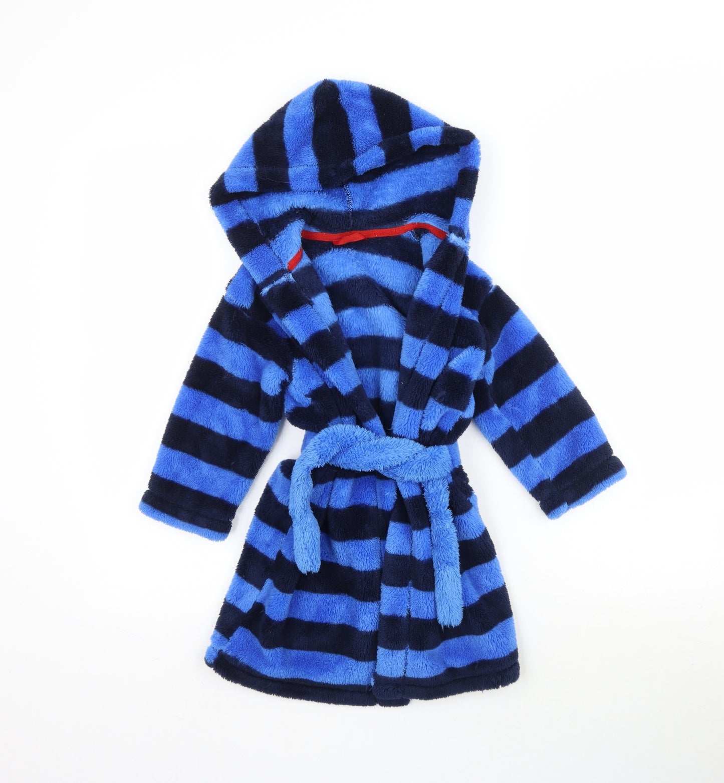 Marks and Spencer Boys Blue Striped   Robe Size 2-3 Years