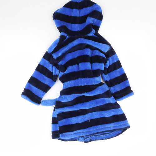 Marks and Spencer Boys Blue Striped   Robe Size 2-3 Years