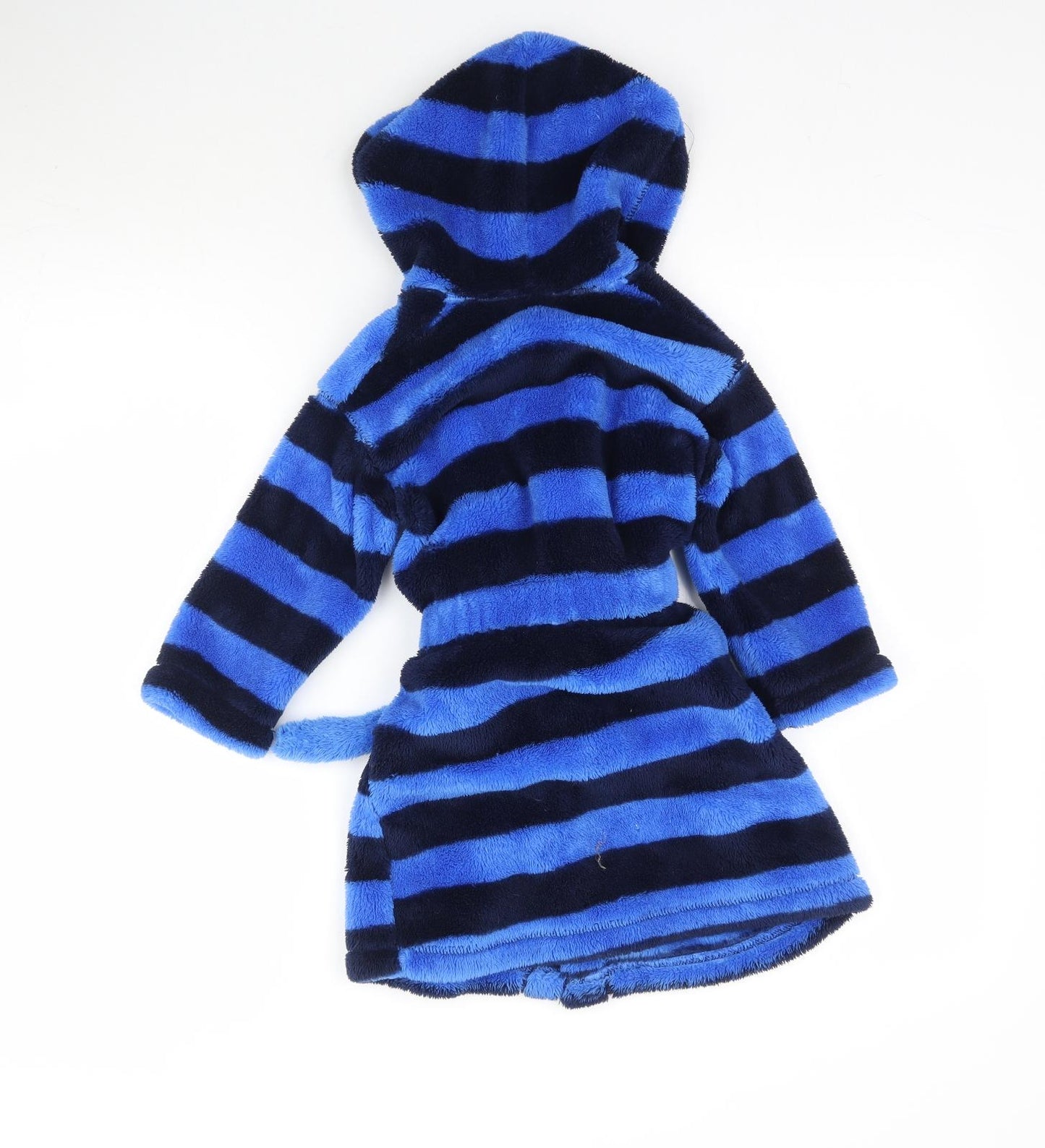 Marks and Spencer Boys Blue Striped   Robe Size 2-3 Years