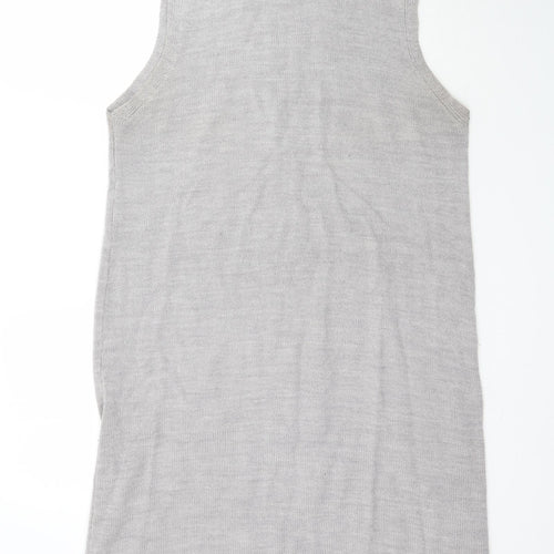 Peacocks Womens Grey  Knit Mini  Size M