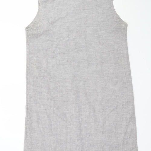 Peacocks Womens Grey  Knit Mini  Size M