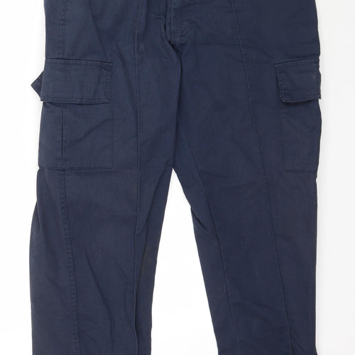 Uneek Mens Blue   Trousers  Size 34 L33 in