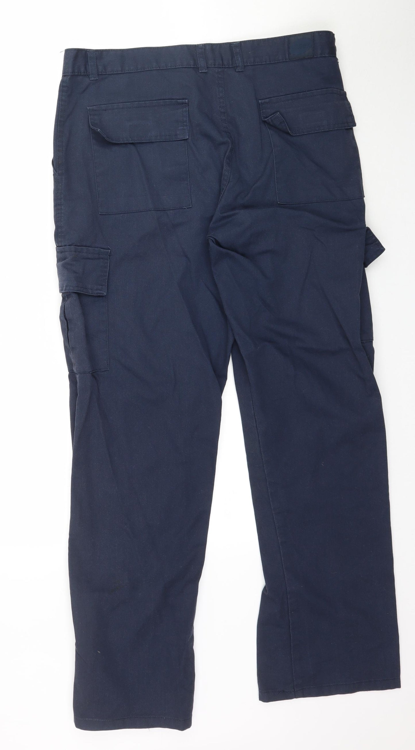 Uneek Mens Blue   Trousers  Size 34 L33 in