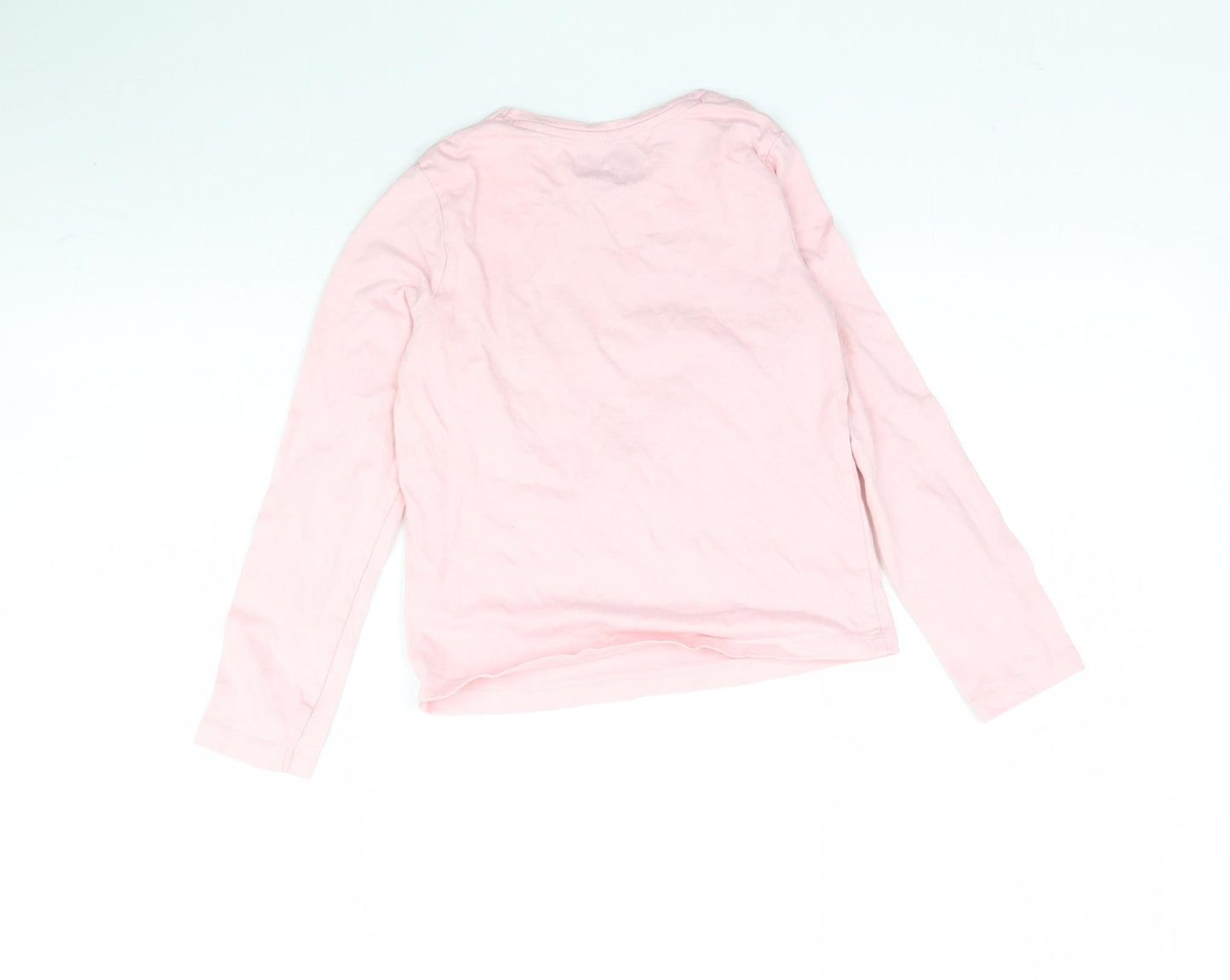 F&F Girls Pink   Basic T-Shirt Size 7-8 Years  - Be brave