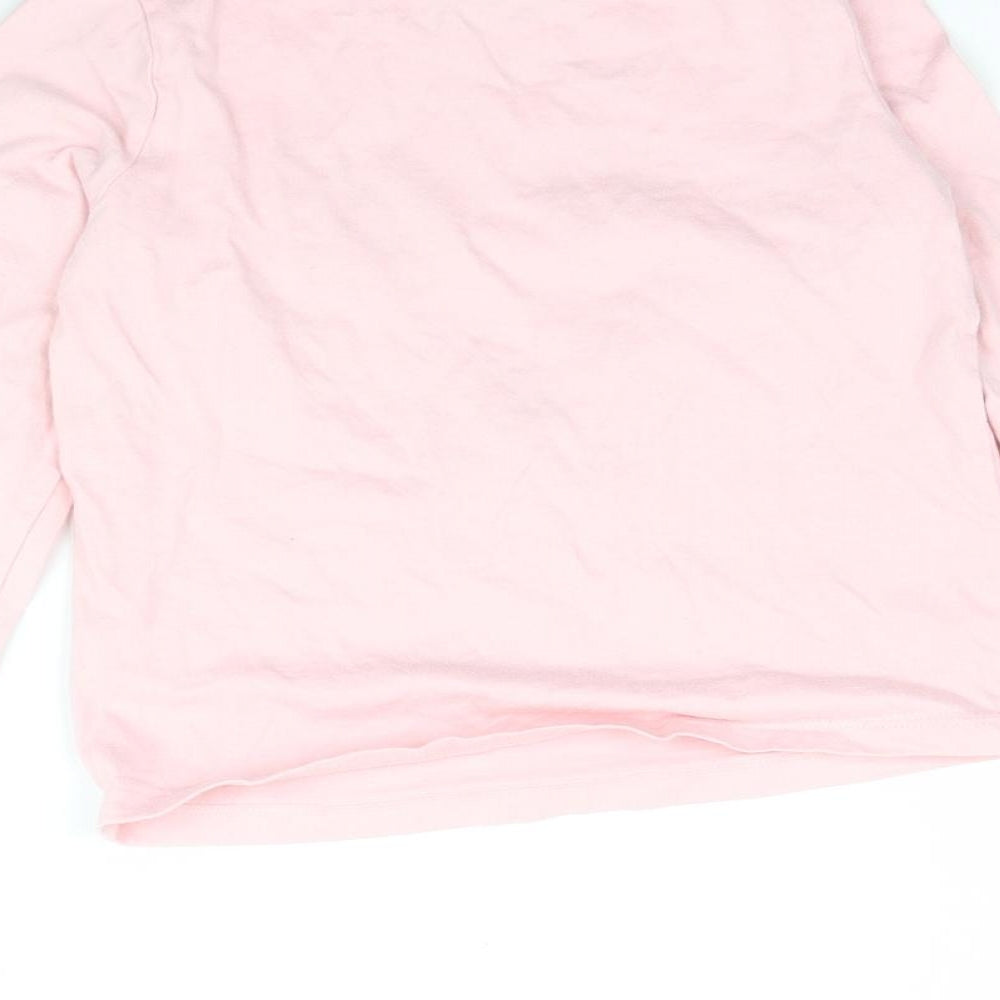 F&F Girls Pink   Basic T-Shirt Size 7-8 Years  - Be brave