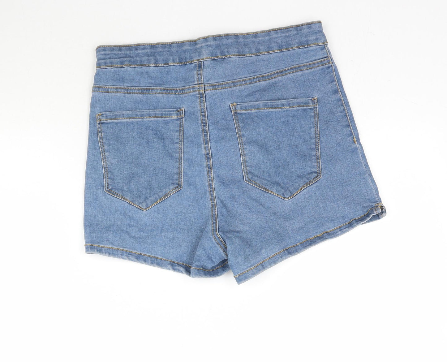 Denim Co. Womens Blue  Denim Hot Pants Shorts Size 14
