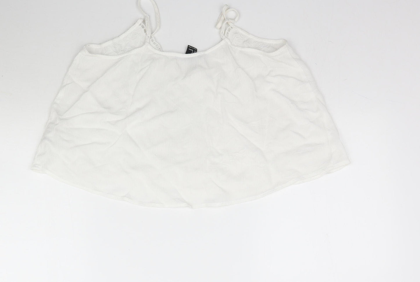 FOREVER 21 Womens White   Camisole Blouse Size S