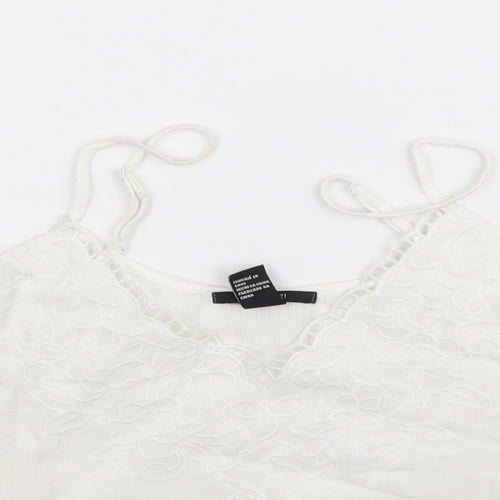 FOREVER 21 Womens White   Camisole Blouse Size S