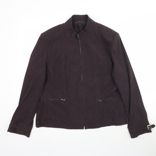 Mia Moda Womens Brown   Jacket  Size 20